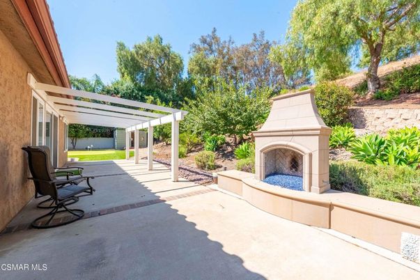 Backyard, Exterior, Fireplace