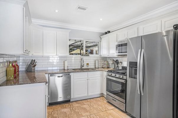 Interior, Kitchen, Recessed Lighting, Stainless Steel Appliances