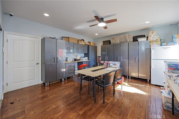 Dining room, Interior, Kitchen, Recessed Lighting, Wood Texture Flooring