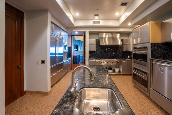 Interior, Kitchen, Recessed Lighting, Stainless Steel Appliances