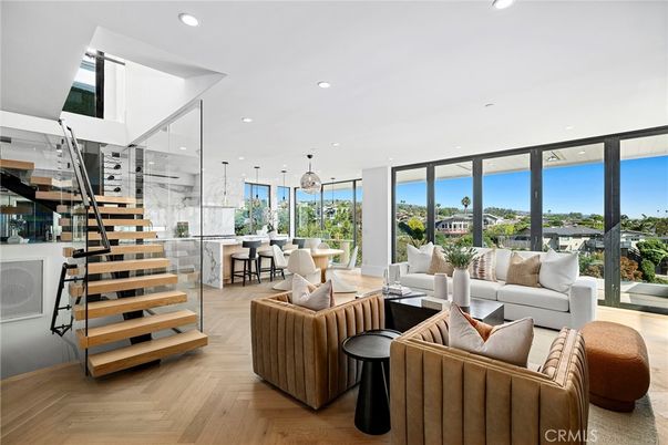 Dining room, Interior, Kitchen, Living room, Pendant Lights, Recessed Lighting, Wood Texture Flooring