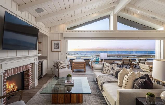 Fireplace, Interior, Living room, Water, Wood Texture Flooring