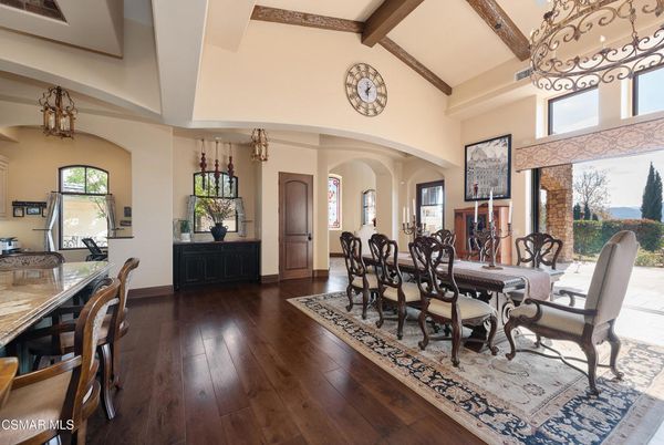 Dining room, Interior, Wooden Beams, Wood Texture Flooring