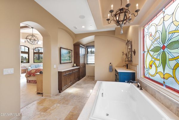 Bathroom, Chandelier, Interior, Recessed Lighting