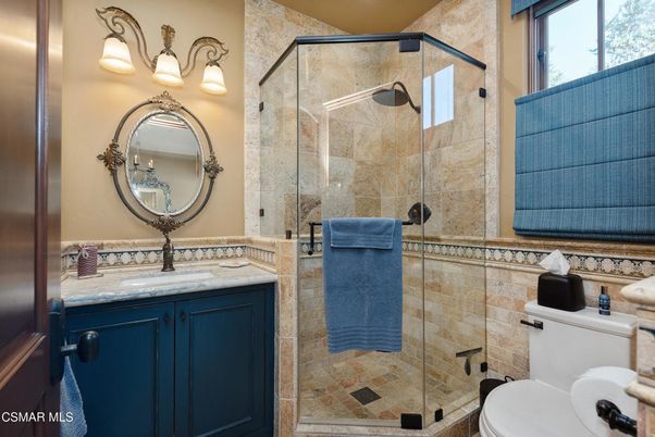 Bathroom, Glass Shower, Interior