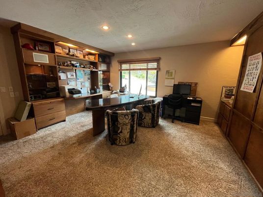 Home Office, Interior, Recessed Lighting
