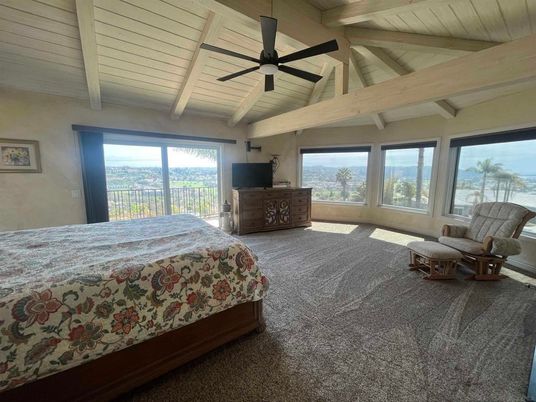 Bedroom, Interior, Wooden Beams
