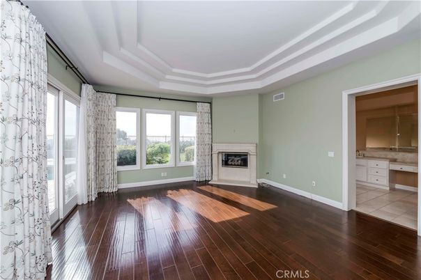 Empty room, Fireplace, Interior, Wood Texture Flooring