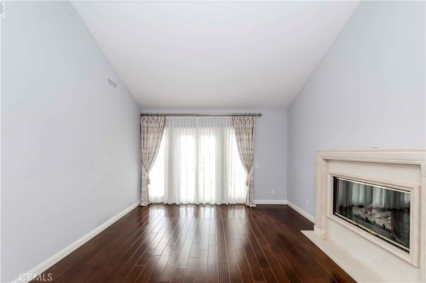 Empty room, Fireplace, Interior, Wood Texture Flooring
