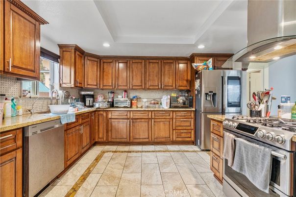 Interior, Kitchen, Recessed Lighting, Stainless Steel Appliances
