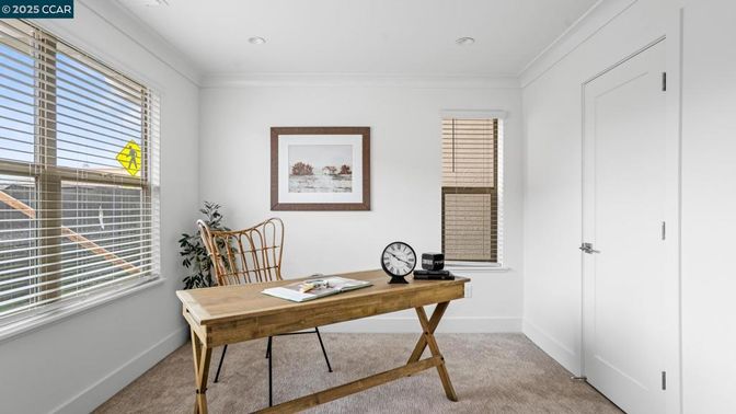 Home Office, Interior, Recessed Lighting