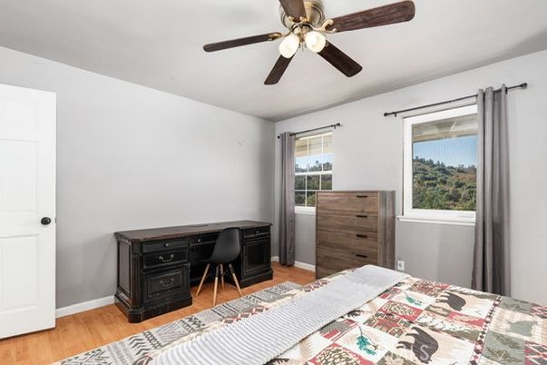 Bedroom, Home Office, Interior, Wood Texture Flooring