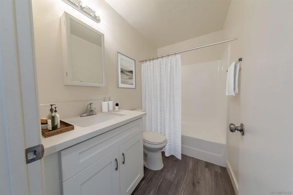 Bathroom, Interior, Wood Texture Flooring