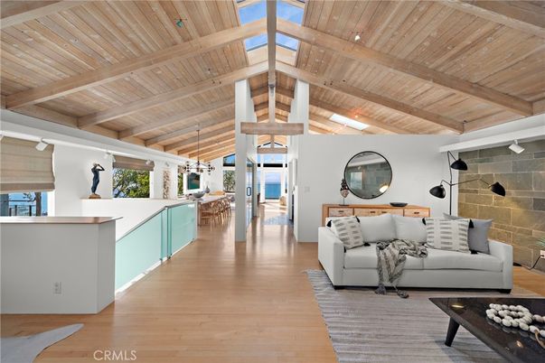 Interior, Living room, Pendant Lights, Wooden Beams, Wooden Ceilings, Wood Texture Flooring
