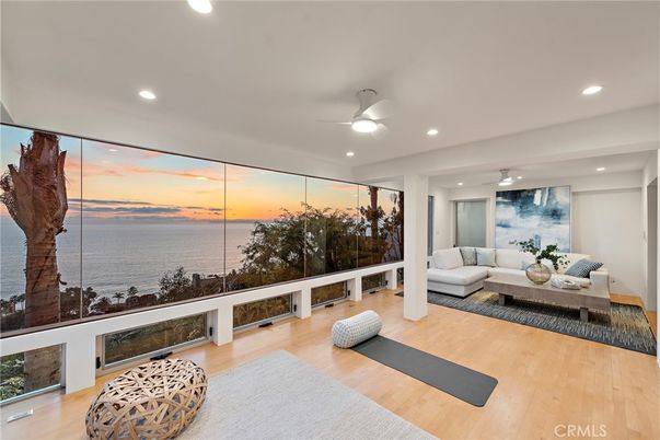 Interior, Living room, Recessed Lighting, Water, Wood Texture Flooring