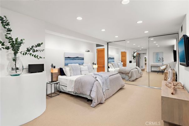 Bedroom, Interior, Recessed Lighting