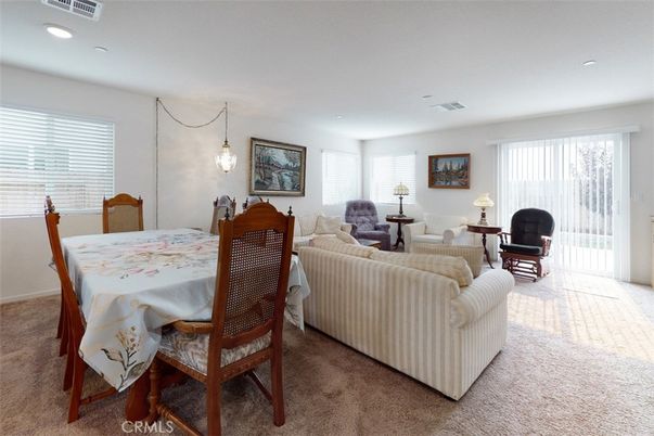 Dining room, Interior, Living room, Pendant Lights, Recessed Lighting