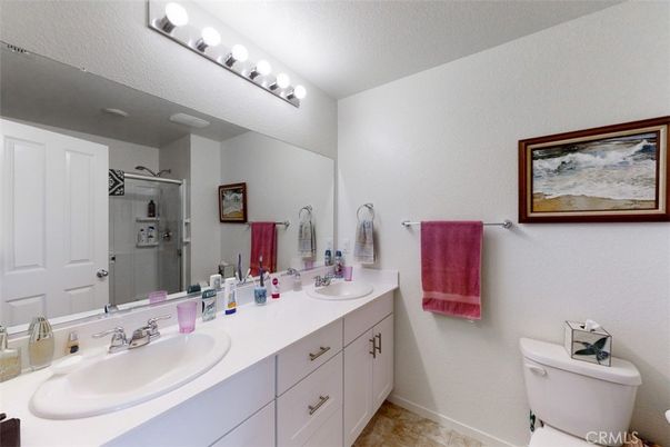 Bathroom, Dual Sink Vanities, Glass Shower, Interior