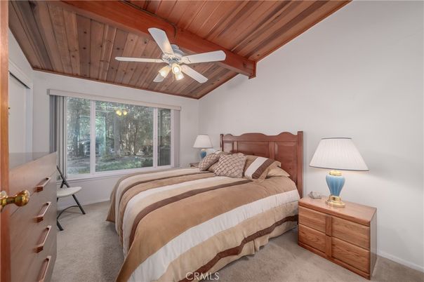 Bedroom, Interior, Wooden Beams, Wooden Ceilings