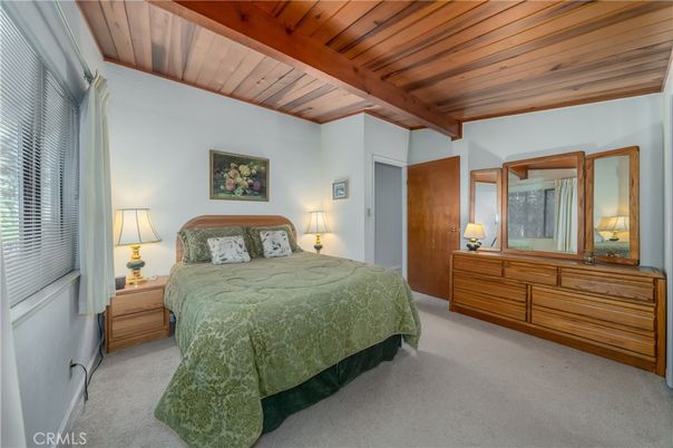 Bedroom, Interior, Wooden Beams, Wooden Ceilings