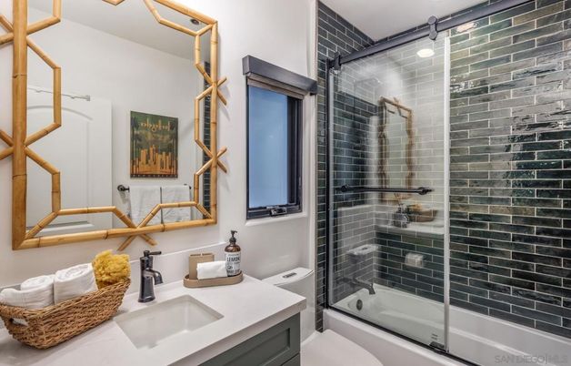 Bathroom, Glass Shower, Interior