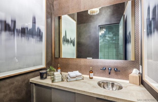 Bathroom, Glass Shower, Interior