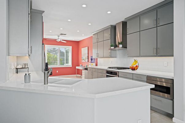 Interior, Kitchen, Recessed Lighting, Stainless Steel Appliances