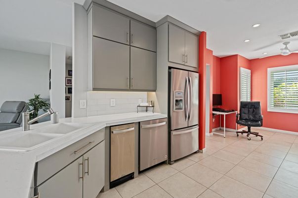 Interior, Kitchen, Recessed Lighting, Stainless Steel Appliances