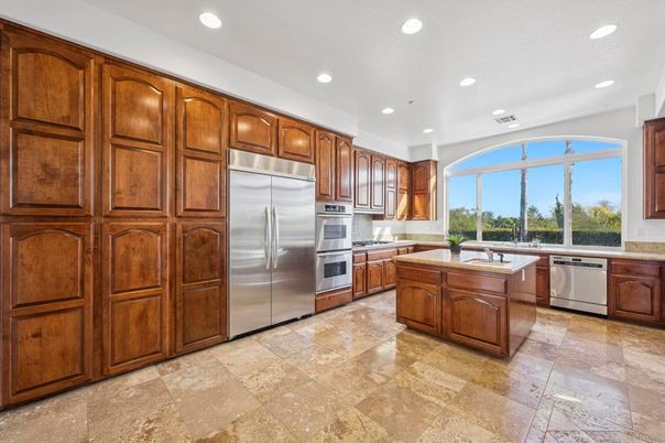 Interior, Kitchen, Recessed Lighting, Stainless Steel Appliances