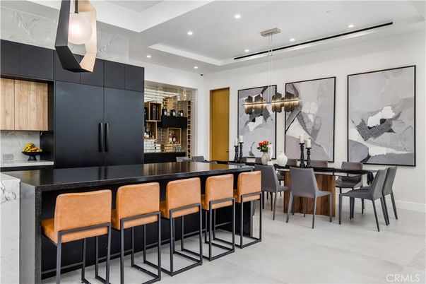 Dining room, Interior, Pendant Lights, Recessed Lighting