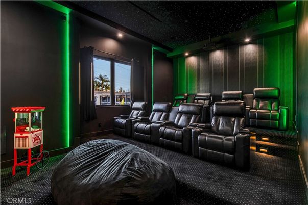 Home Theatre Room, Interior, Recessed Lighting, Theatre Room