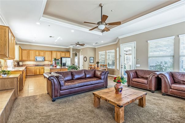 Interior, Kitchen, Living room, Recessed Lighting