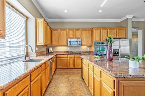 Interior, Kitchen, Recessed Lighting, Stainless Steel Appliances