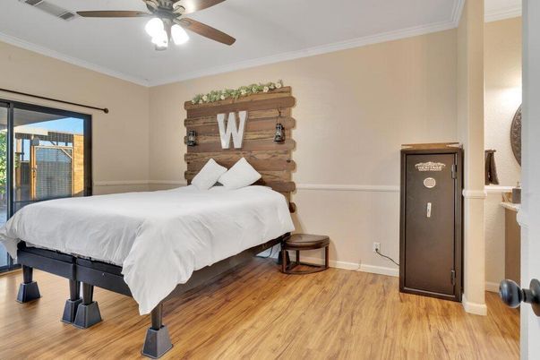 Bedroom, Interior, Wood Texture Flooring