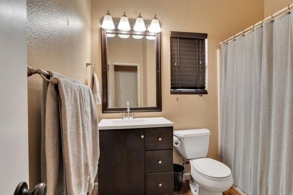 Bathroom, Interior, Wood Texture Flooring