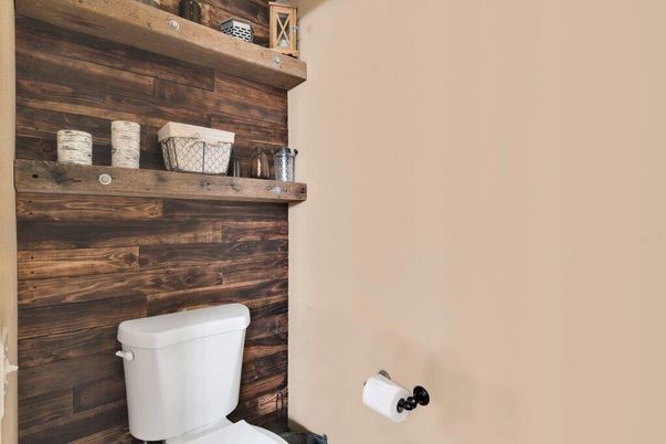 Bathroom, Interior, Wooden Walls