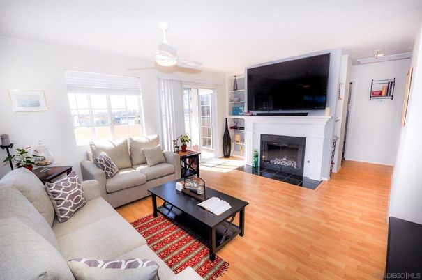 Fireplace, Interior, Living room, Wood Texture Flooring