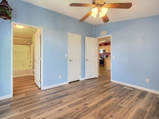 Empty room, Interior, Kitchen, Wood Texture Flooring