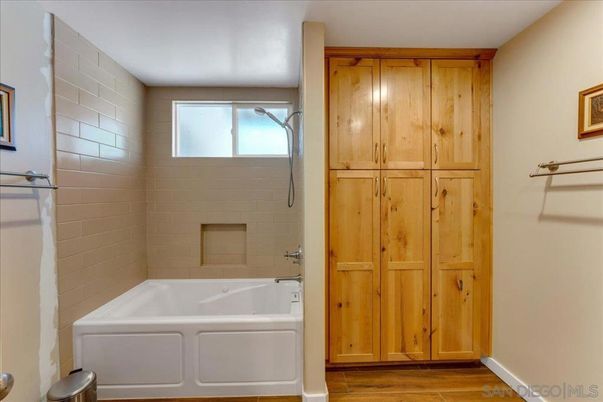 Bathroom, Interior, Wood Texture Flooring