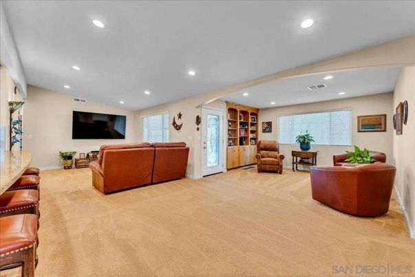 Interior, Living room, Recessed Lighting