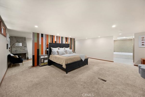 Bedroom, Interior, Recessed Lighting