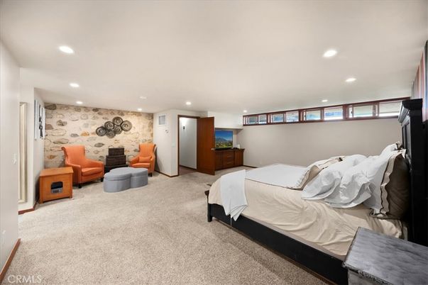 Bedroom, Interior, Recessed Lighting