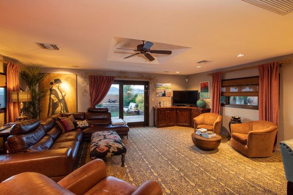 Interior, Living room, Recessed Lighting