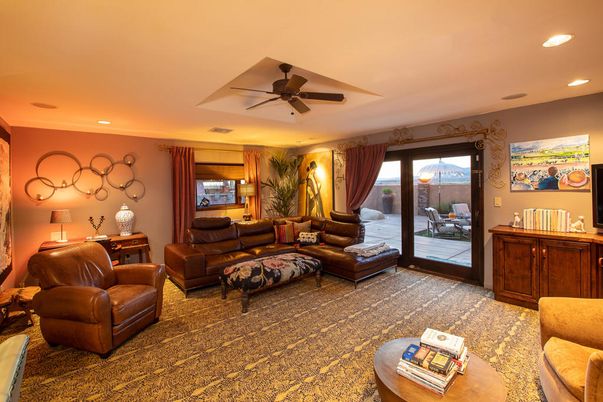Interior, Living room, Recessed Lighting