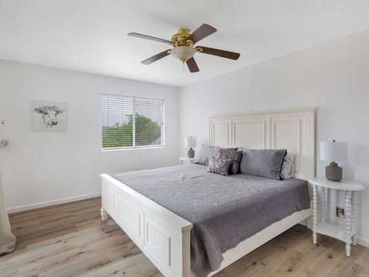 Bedroom, Interior, Wood Texture Flooring