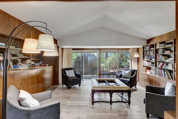 Interior, Living room, Wood Texture Flooring, Wooden Walls