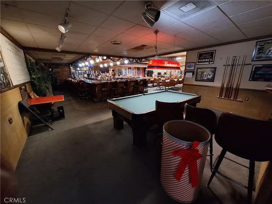 Billiard Table, Game Room, Interior, Pendant Lights