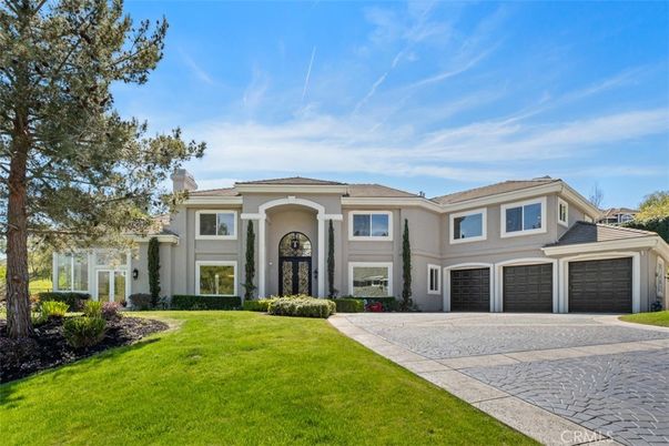 Attached, Backyard, Exterior, Facade, Mediterranean
