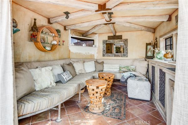 Interior, Living room, Wooden Beams