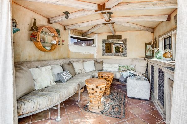Interior, Living room, Wooden Beams